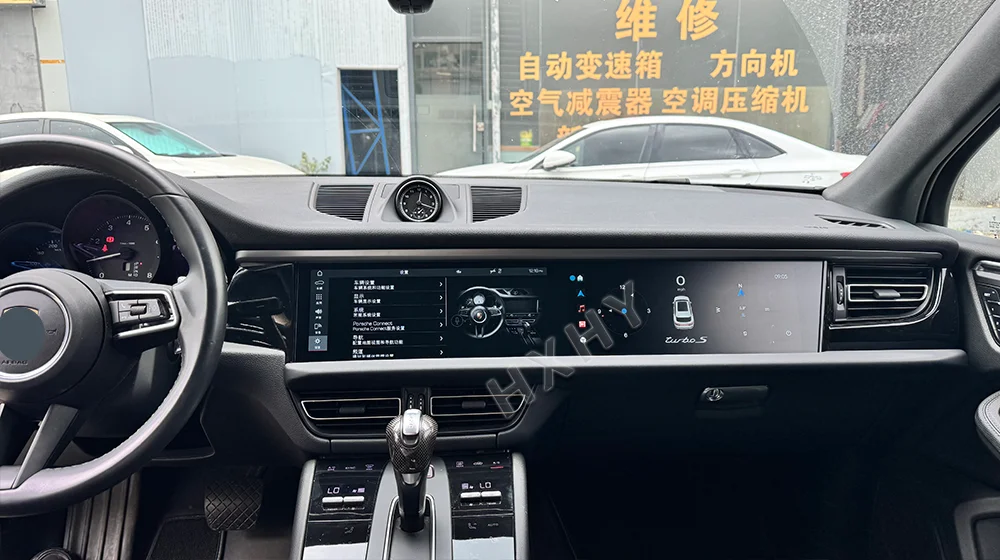 Double Interactive Screen Android 13 8+128G car radio Car Multimedia Stereo DSP 360 Navigation For Porsche Macan 2018-2024