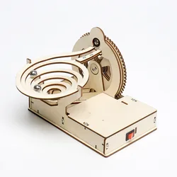 Wooden Electric Tracking Balls Model Kids Science Toy Technology Gadget DIY Physics Kit Learning Educational Toys for Children