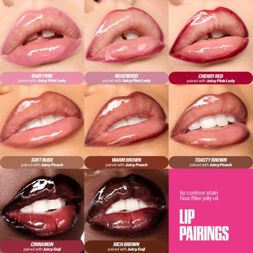 Lápis delineador labial à prova d'água, veludo, marrom, cereja, vermelho, contorno preciso, não seco, nude, fosco, batom, cosméticos femininos
