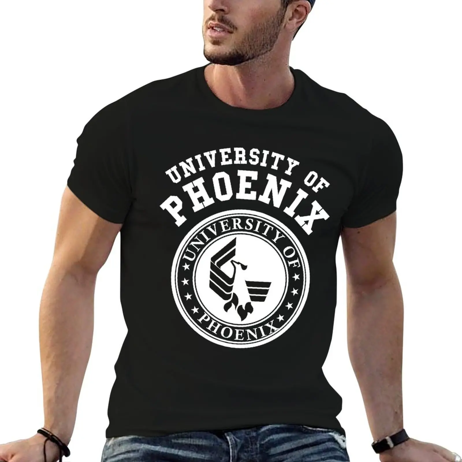 

Official university Of Phoenix Shirt american college T-Shirt t shirt for man t shirts for man cotton soft T-Shirt
