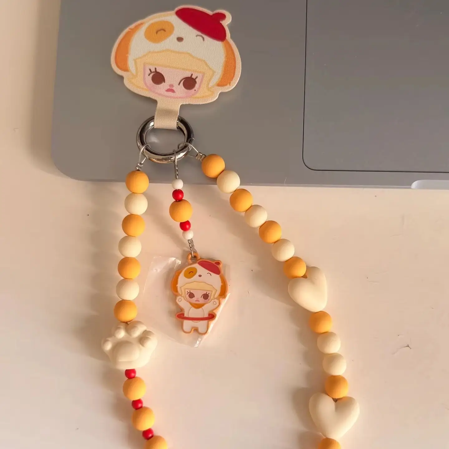 

POP MART POP BEAN Pajama Party Series Anime Figure Mobile Phone Chain Blind Box Cute Doll Gift for Girls Mystery Box Guess Bag