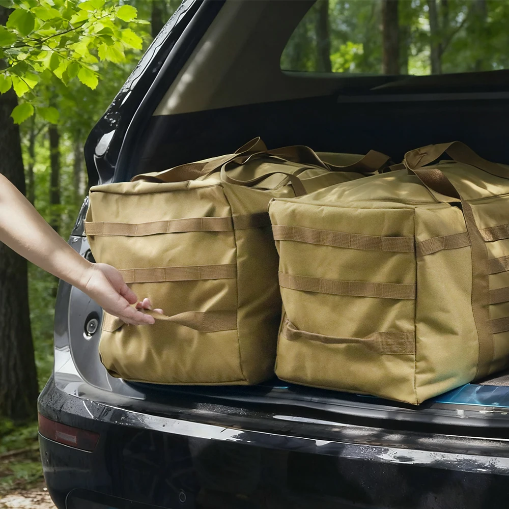 Large Duffle Bag (60L/90L Capacity Optional) - For Gear Load Out, Camping Storage, Deployment Cargo & Travel Sports Equipment