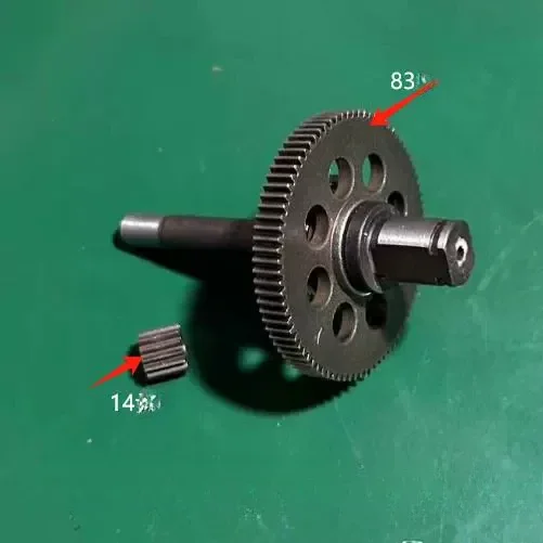 Saw Li-Ion Felling Saw Pinion Gear Type 550 14 Tooth Brushless Motor Gear Mini Gear with Shaft for Power Tools Chain
