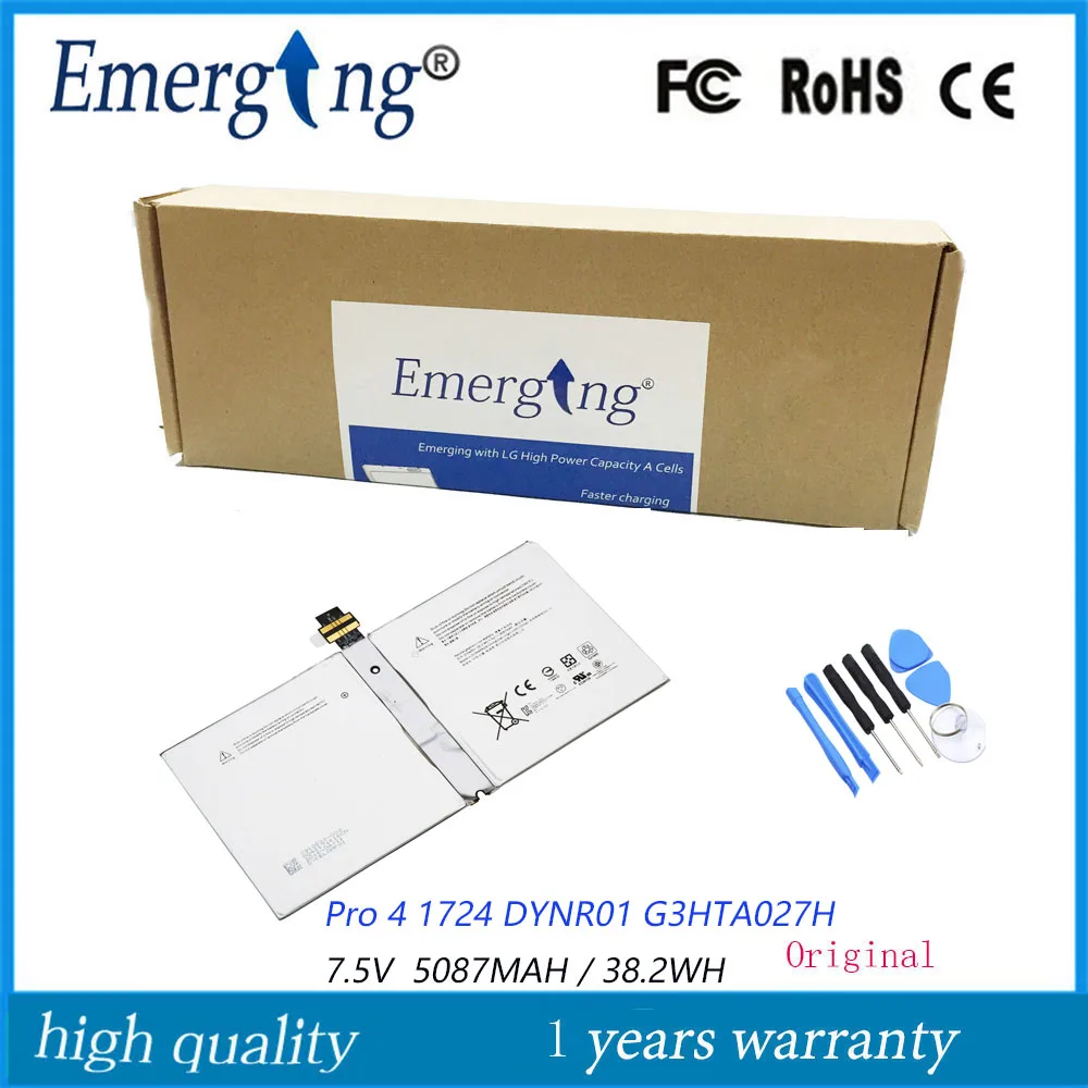 3.78 فولت 27.5Wh جديد G3HTA003H بطارية لأجهزة الكمبيوتر المحمول مايكروسوفت السطح كتاب 3 1645 1657 G3HTA004H G3HTA007H