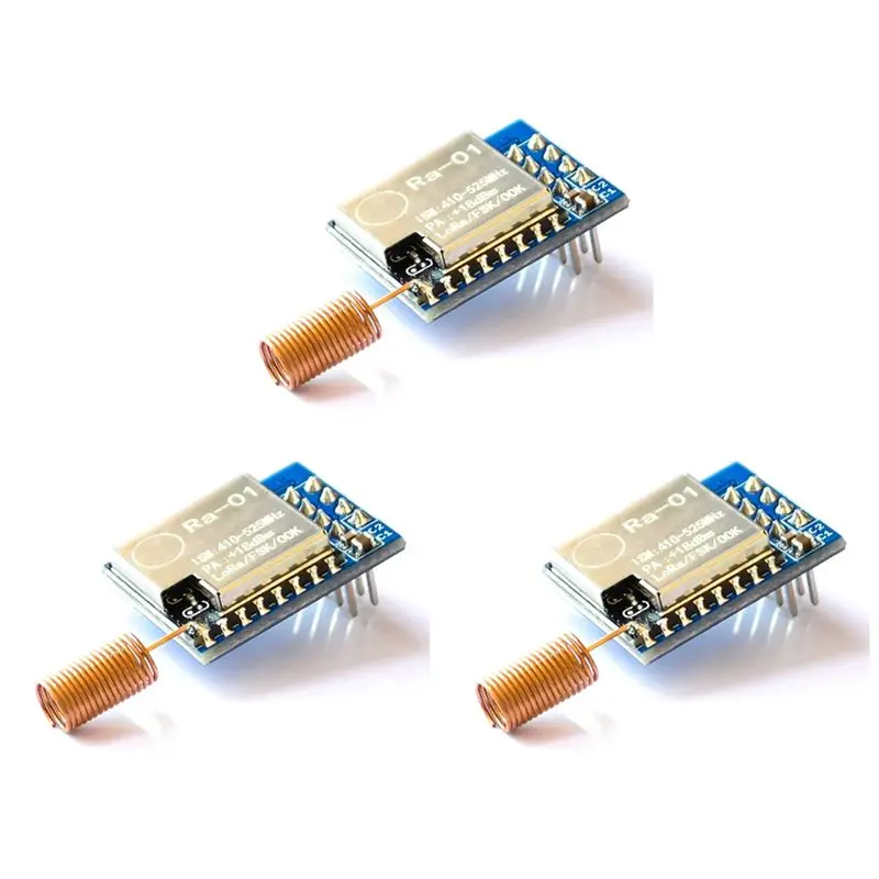 3X Ra-01 Lora SX1278 433M Wireless Spread Spectrum Transmission Module Most Distant 10KM