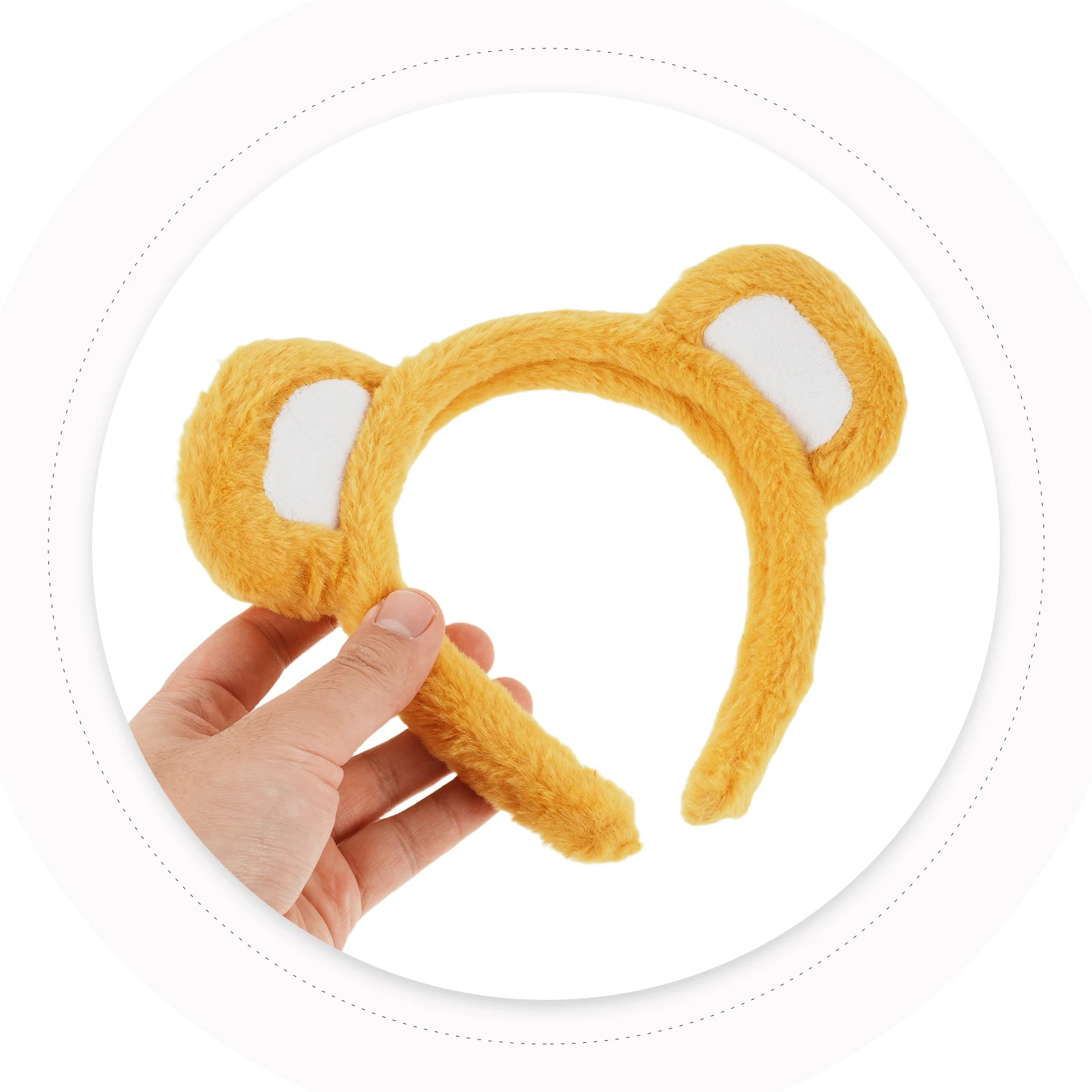 

1 Set Children's Bear Costume Accessories Vibrant Color Bear Ear Headband Tail Set Party Cosplay Dress Up Animal Festival Prop