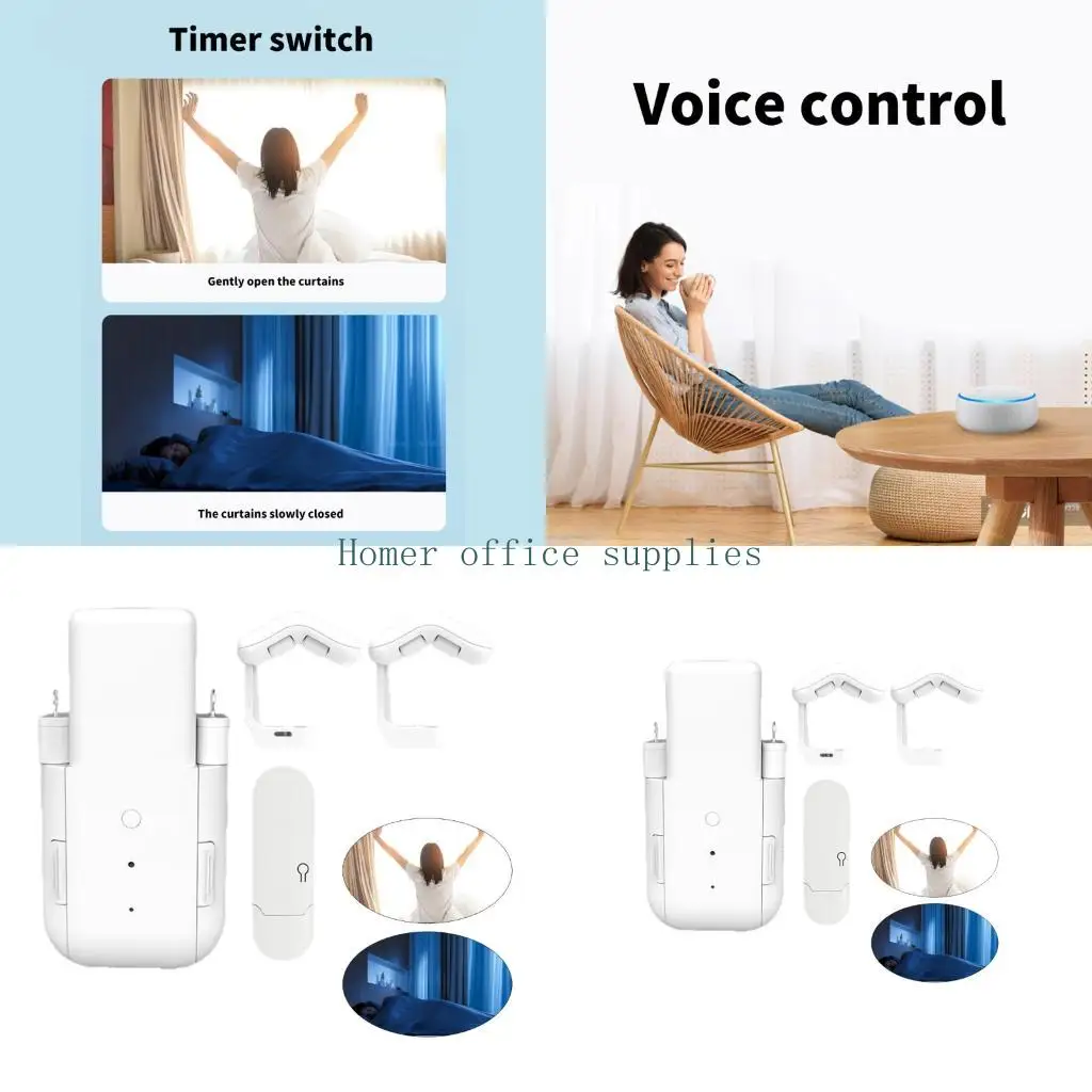 

K43B Quiet Operation Curtain Motor Low Noise Feature For Sensitive Areas Like Bedroom