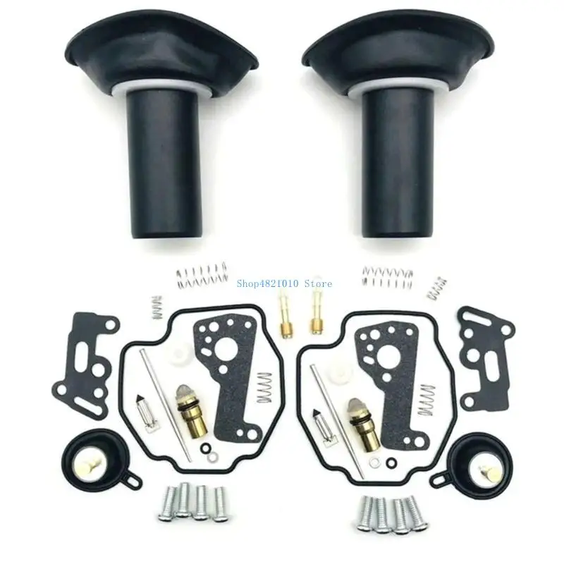 T3LF-Motorradzubehör für Virago XV535 1990-2001 Vergaserreparatur Wiederherstellung Membran Kolbenkit wieder aufgebaut