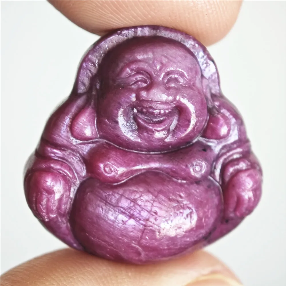 

Natural Red Ruby Buddha Pendant Women Men the Maitreya Buddha Red Ruby Necklace Healing Fashion Jewelry AAAAAA