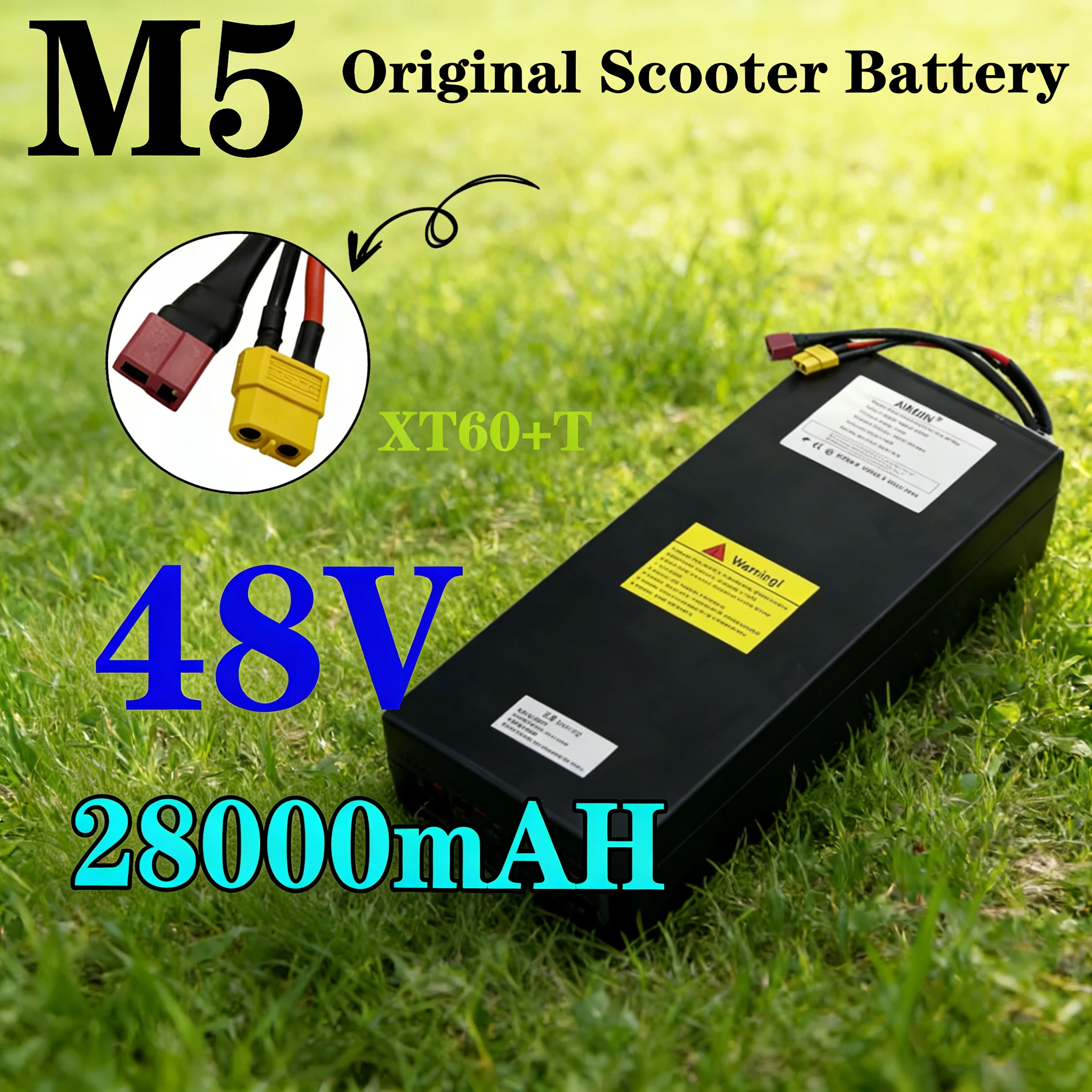 

M5 Rechargeable Scooter/Bicycle Powerful Motor 18650 28Ah 1344wh Lithium Battery 13S8P battery pack 48V 28000mAH for Kugoo