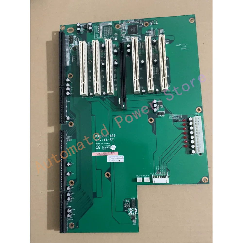 Industrial Control Computer Motherboard FAB208-8P6 REV.B2-RC Works Perfectly