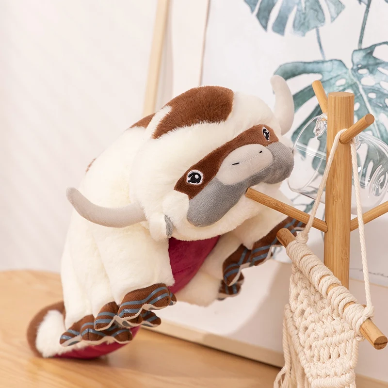 Anime avatar o último mestre do ar appa brinquedos de pelúcia avatar appa momo pelúcia macio animais de pelúcia brinquedo presentes para crianças
