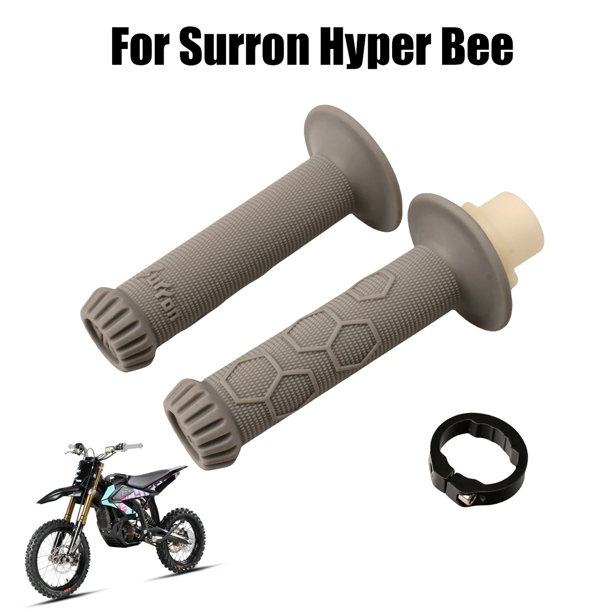 

Electric Off-Road Motorcycle Accessories For Surron Hyper Bee Handlebar Throttle Handle Bar Grip Cover Rubber Pit Dirt Bike