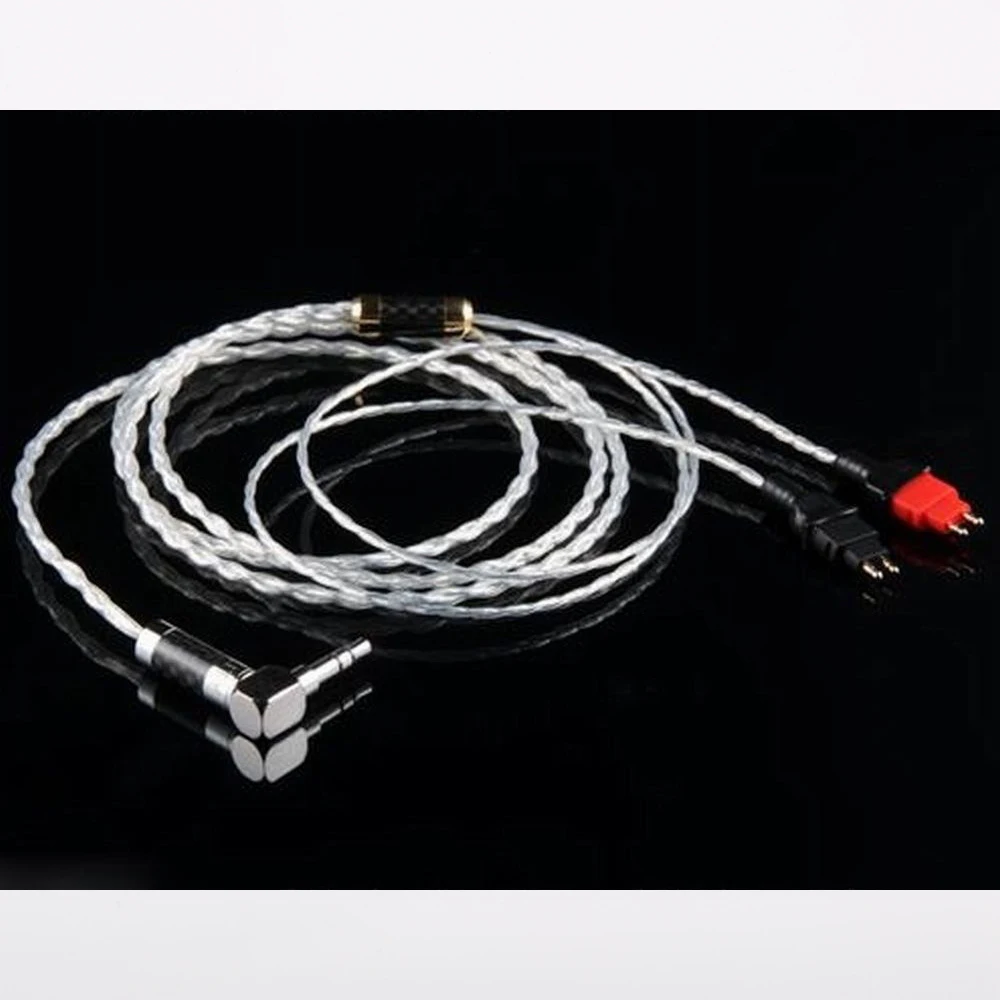 

Silver Plated HD650 HD600 HD580 HD25 Silver headphone audio cable 1.2 m