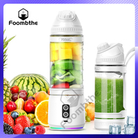 Portable Electric Juicer 700ML USB Rechargeable Fruit Milkshake Smoothie Mini Blender for kitchen travel Outdoor Camping Picnic.