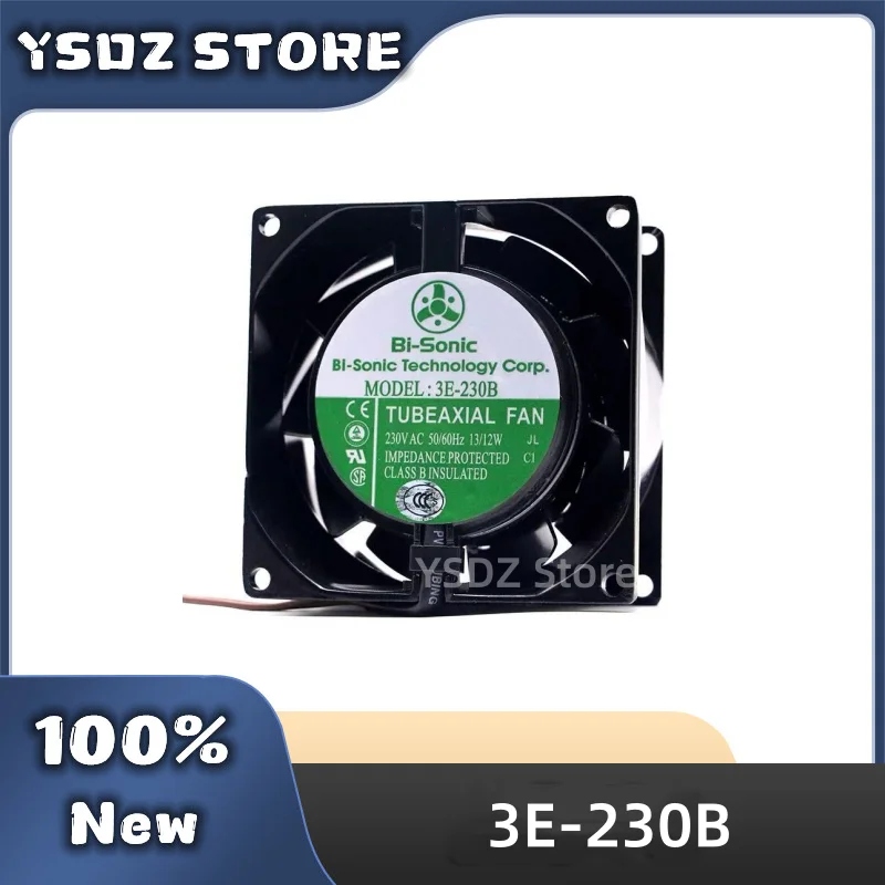 100%New 3E-230B 2-wire 80*80*38MM 220V Full metal cooling fan for Bi-Sonic in stock Fast Shipping