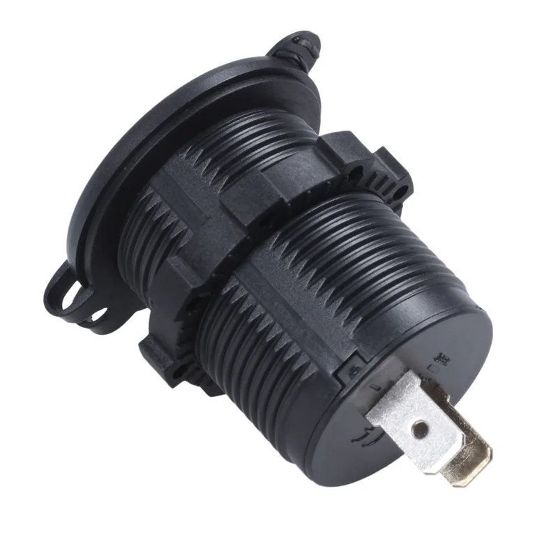 

10X 12V-24V Car Vehicle Waterproof 5V 2.1A + 2.1A Dual USB Power Sockets Outlet