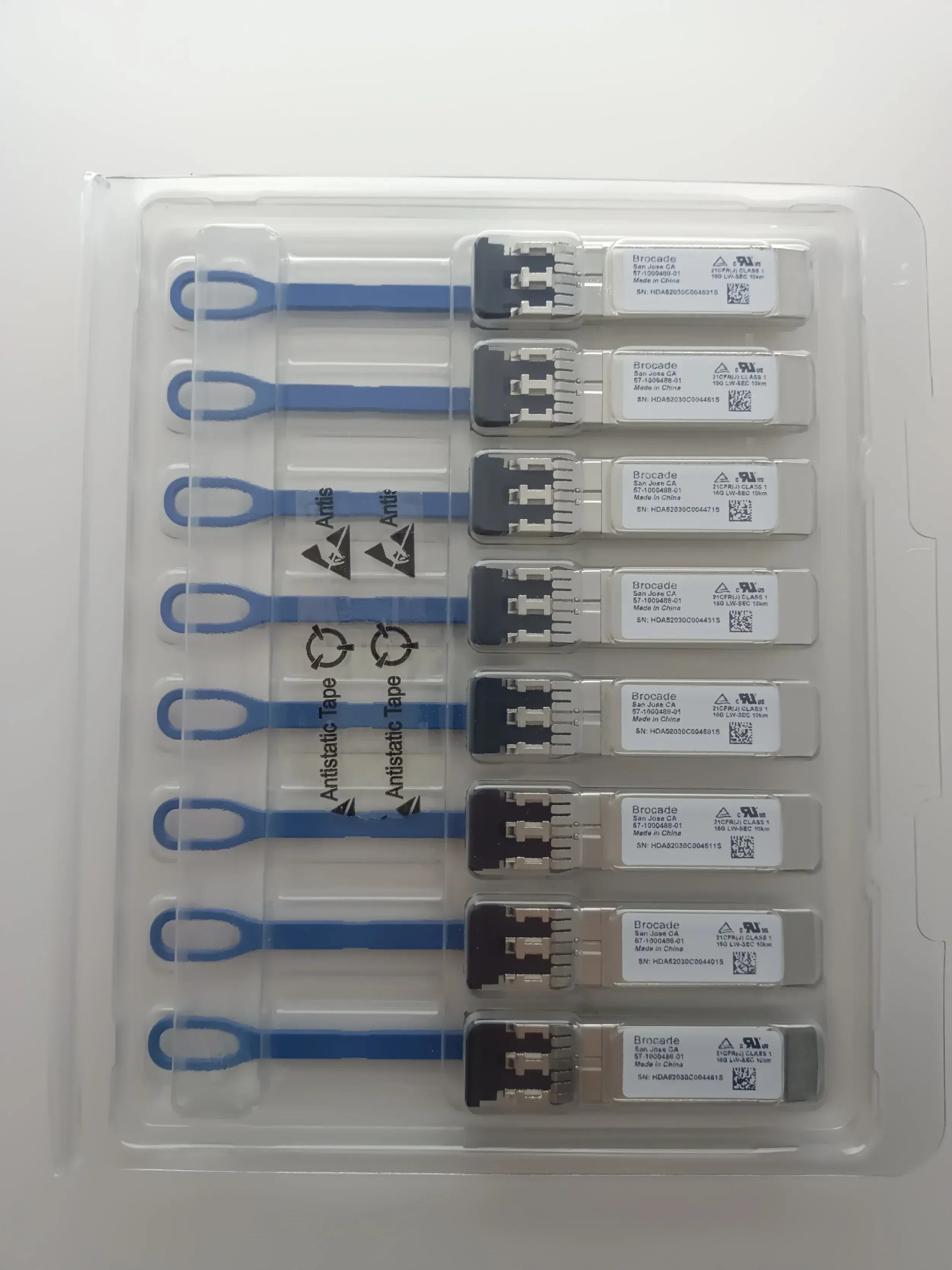 Module Brocade 16gb 10km SFP Transceiver/57-1000488-01 LW 16G SFP+ 1310NM 10KM Optical Fiber Port Module