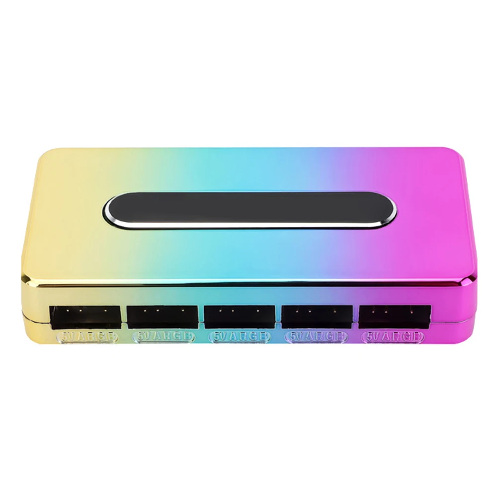 

ARGB Device Hub High quality ABS Lag free Operation Multi function 10 port Adapter Easy Install Notebook Accessories