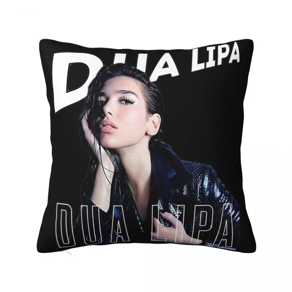 Decorative Pillowcase D-Dua Lipa Singer Pop Accessories Car Radical Optimism Album Pillow Case Cover Zippered Multi-Size