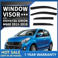 For Daihatsu Sirion M300 M600 2004-2018 Car Window Visor Awning Shelters Windshield Side Window Rain Sun Shade Auto Accessories