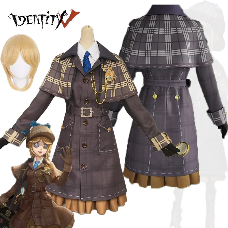 

Identity V Emma Woods Cosplay Costume Gardener Miss Truth Cos Clothes Set Uniform Women Halloween Carnival Party Outfit for Girl