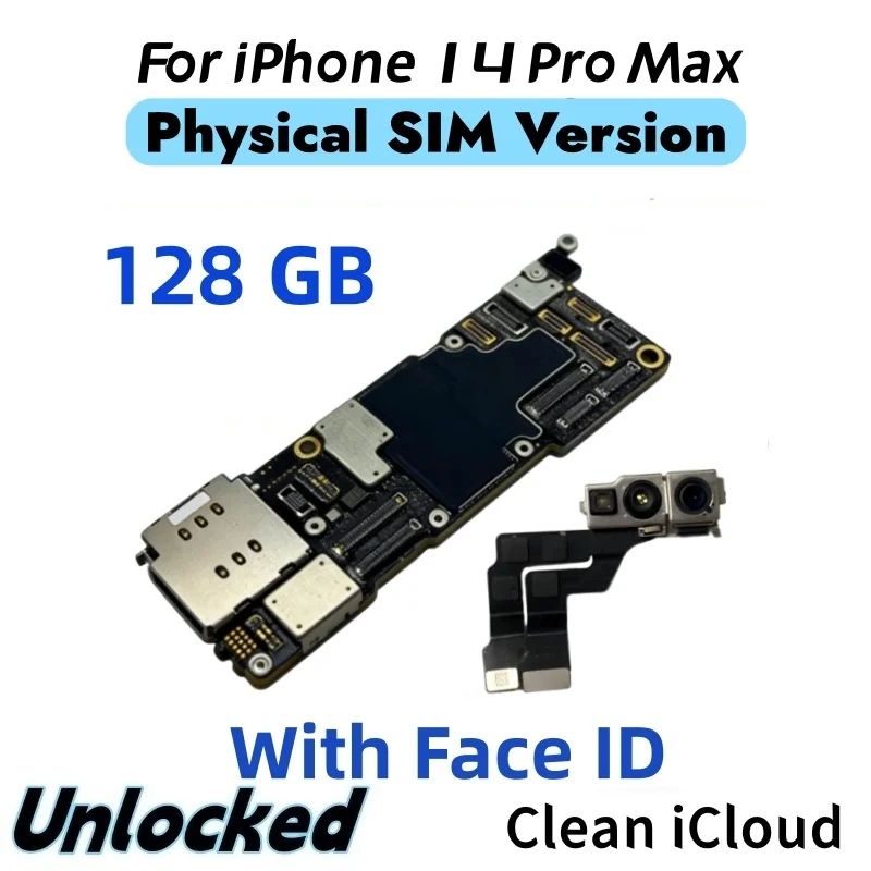 IPhone 14 Pro Max用のロック解除されたマザーボード,ロジックボードの