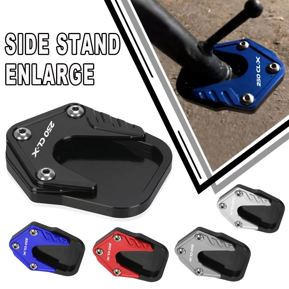 

2023 250 CLX For CFMOTO 250CLX 250 CLX ALL YEARS Motorcycle Side Stand Enlarger Sled Sidestand Kickstand Foot Pads Support