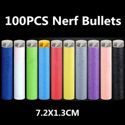 Per Nerf Proiettili 100PCS 7.2 centimetri Nerf Pallottola Refill Freccette per Nerf Accessori Tactical EVA Molle A Spirale Proiettile Hollow bambini testa