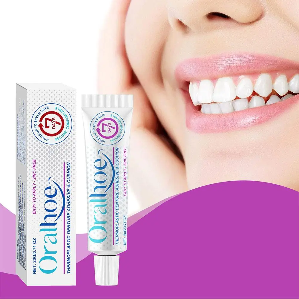 Thermoplastic Denture fixing adhesive Glue Teeth Care Denture Silicone Reline Kit Adhesive Cushion Friction Fixed Dentures image 4