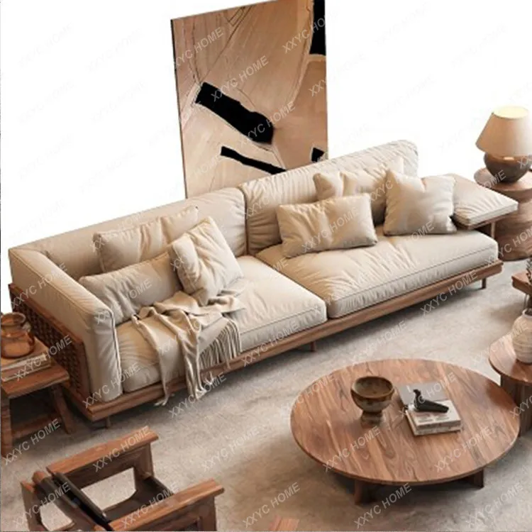 New Chinese model room hotel B & B sofa combination hall living room lobby furniture sofa furniture