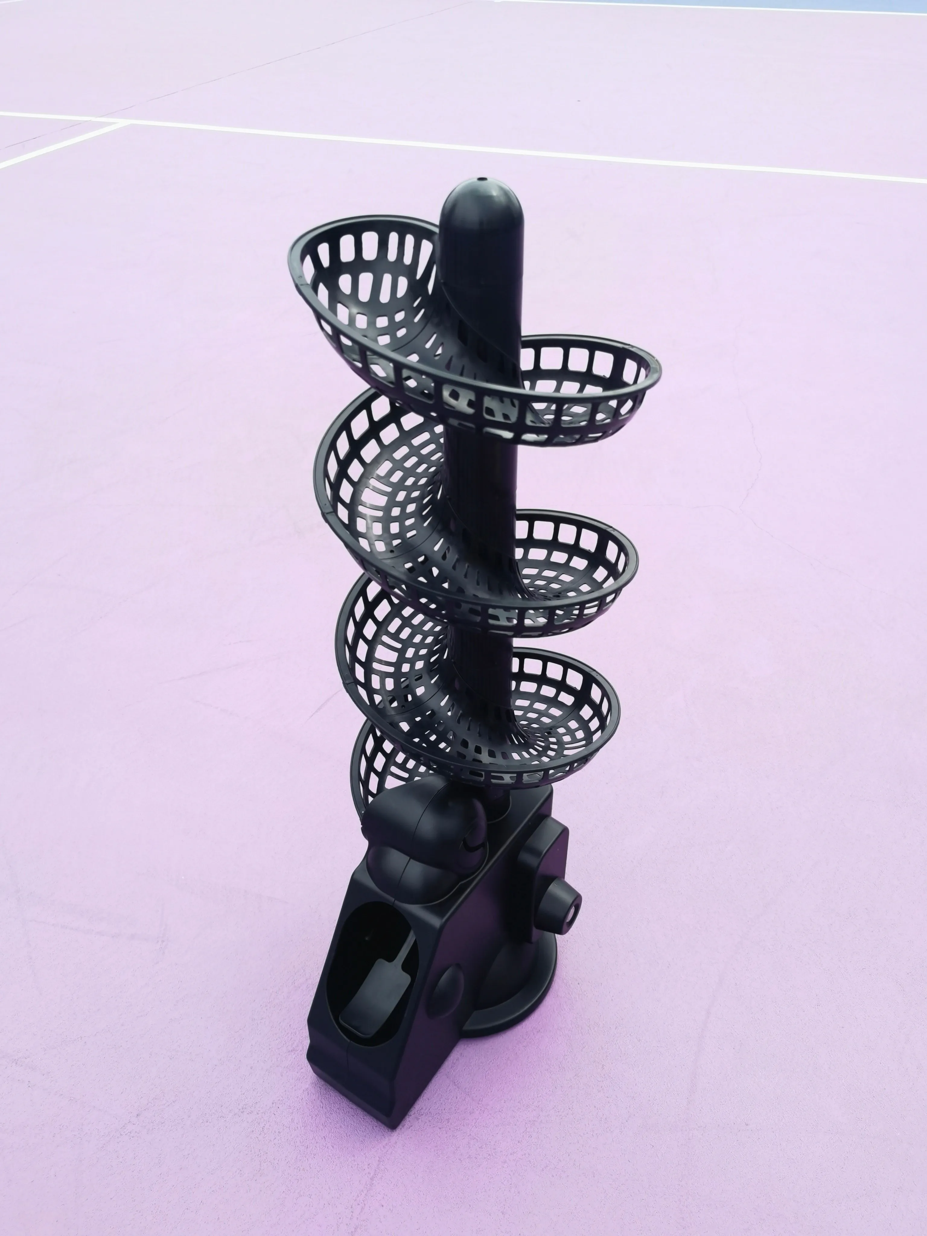 Fabrikverkauf Direktpreis Tragbare Tennisfütterung mit Ballmaschine Tennissystem Automatische Toss Tennisball-Trainingsmaschine