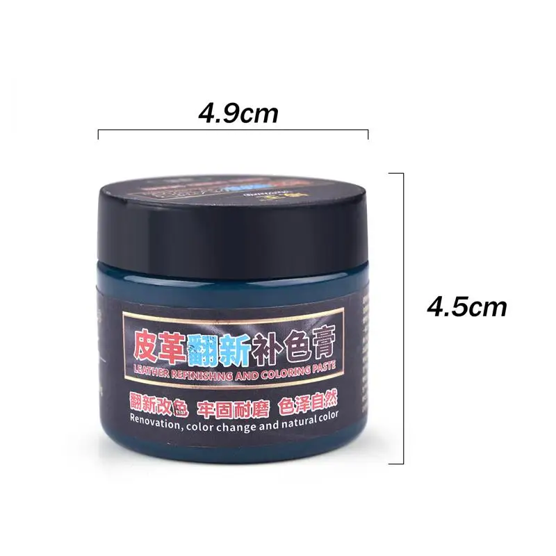 50 ml Lederfarbe, Schuhcreme, Färbung, Lederfarbe, Reparatur, Restaurierung, Farben, Wechselfarben für Tasche, Sofa, Autositz, Kratzbraun