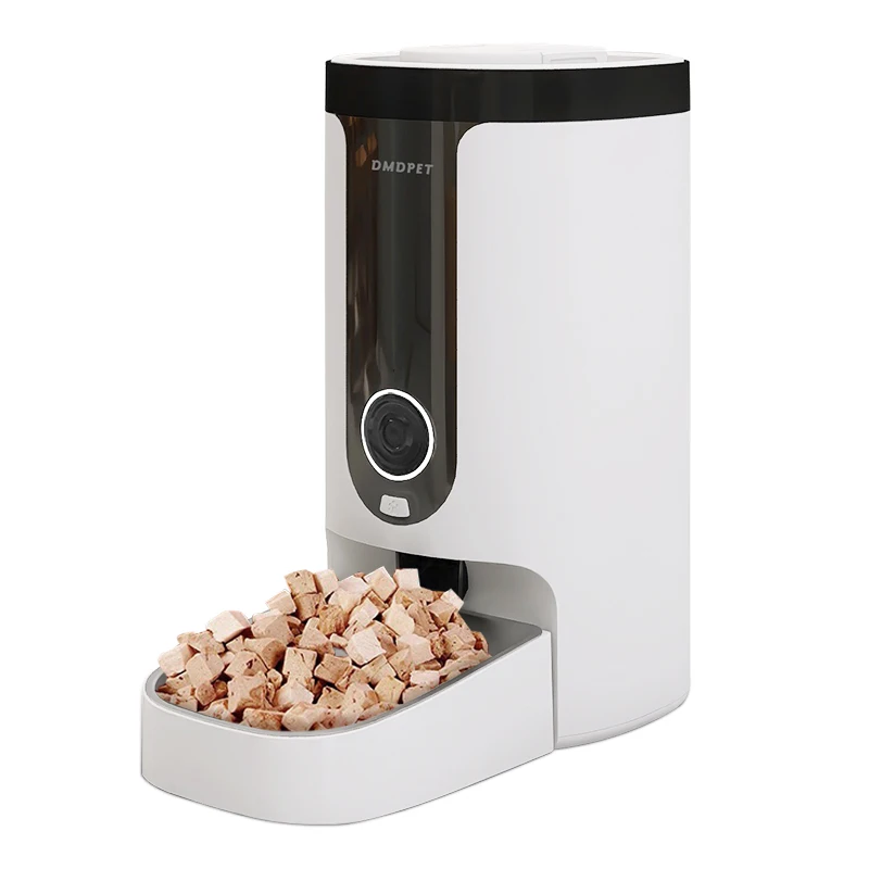 Capacity Automatic WiFi Remote Control Smart Pet Feeder App Control Pet Food Dispenser Cat Dog Feeder with Camera