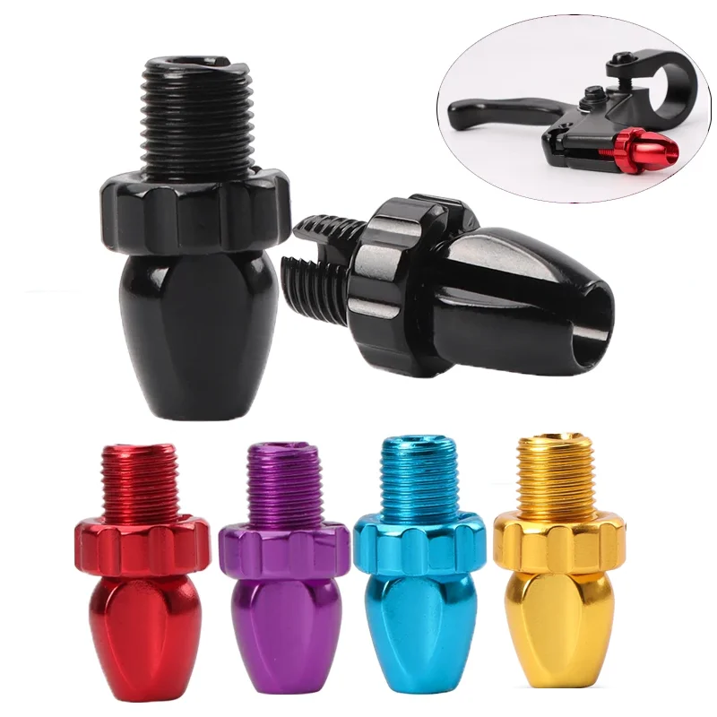 Bicycle Brake Lever Adjustment Screw Cycling Brake Handle Adjusting Bolt Screw Aluminium Alloy Brake Mountain bike Accessories