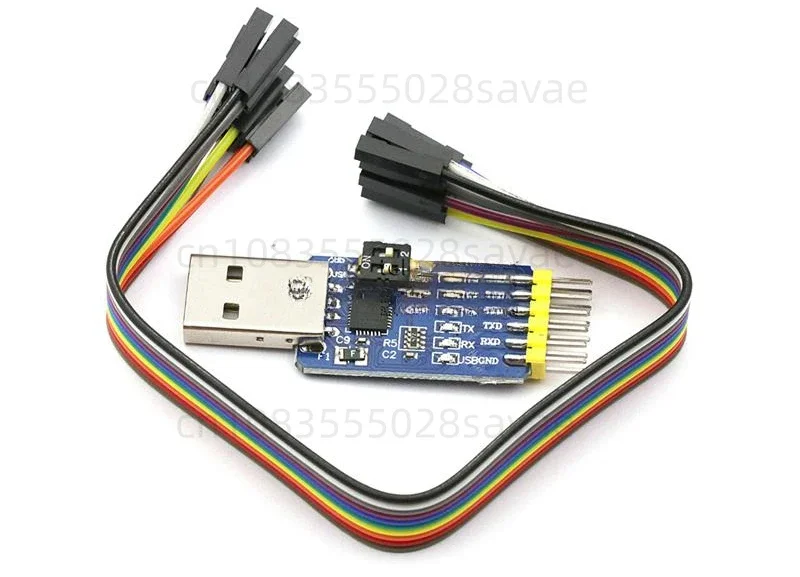 Six-in-one multi-function USB to UART serial port module CP2102usb TTL485 232 mutual conversion self-recovery