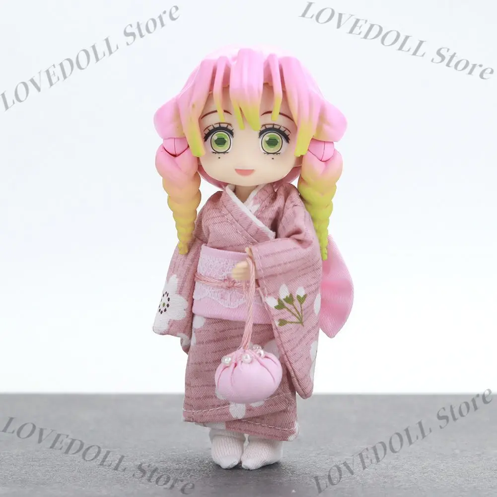 

Kanroji Mitsuri ob11 Anime Kawaii Girl Body Clothes Suit Figure Cosplay Cartton Figurine Doll Toy Model Xmas Gift