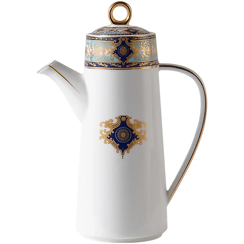 

Home Kitchen Leak-proof Oil Pot Ceramic Seasoning Honey Vinegar Soy Sauce European-style