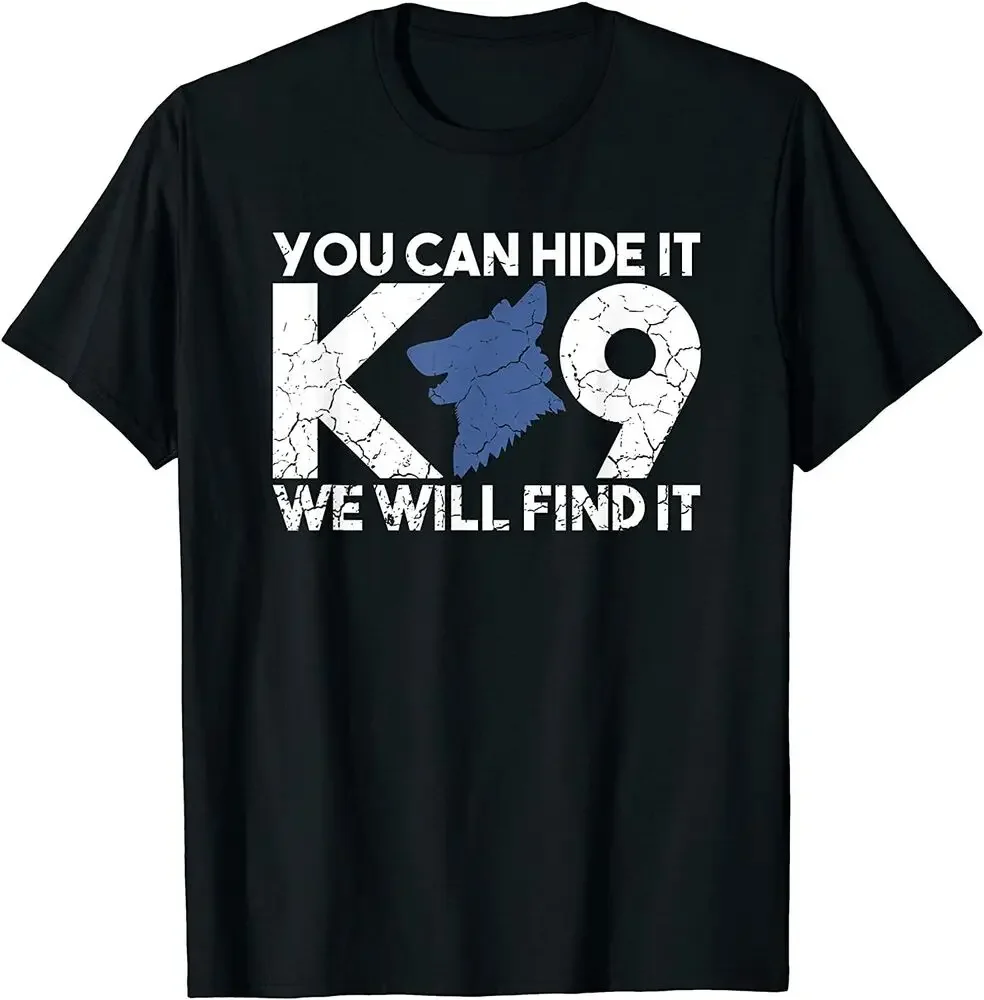 K9 Unit  Dog Thin Blue Line K9  Officer Tribute T-Shirt  Tees High Quality 100%Cotton Short Sleeve