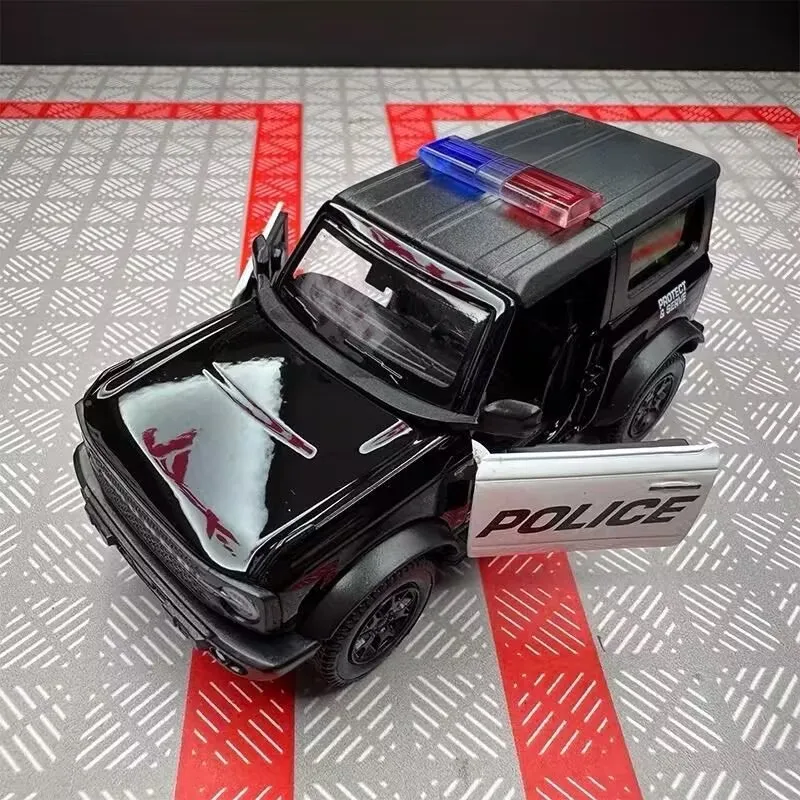 

1:34 Ford Bronco Lima F150 Raptor Alloy Car Model Diecast Metal Police Off-road Vehicles Car Model High Simulation Kids Toy Gift