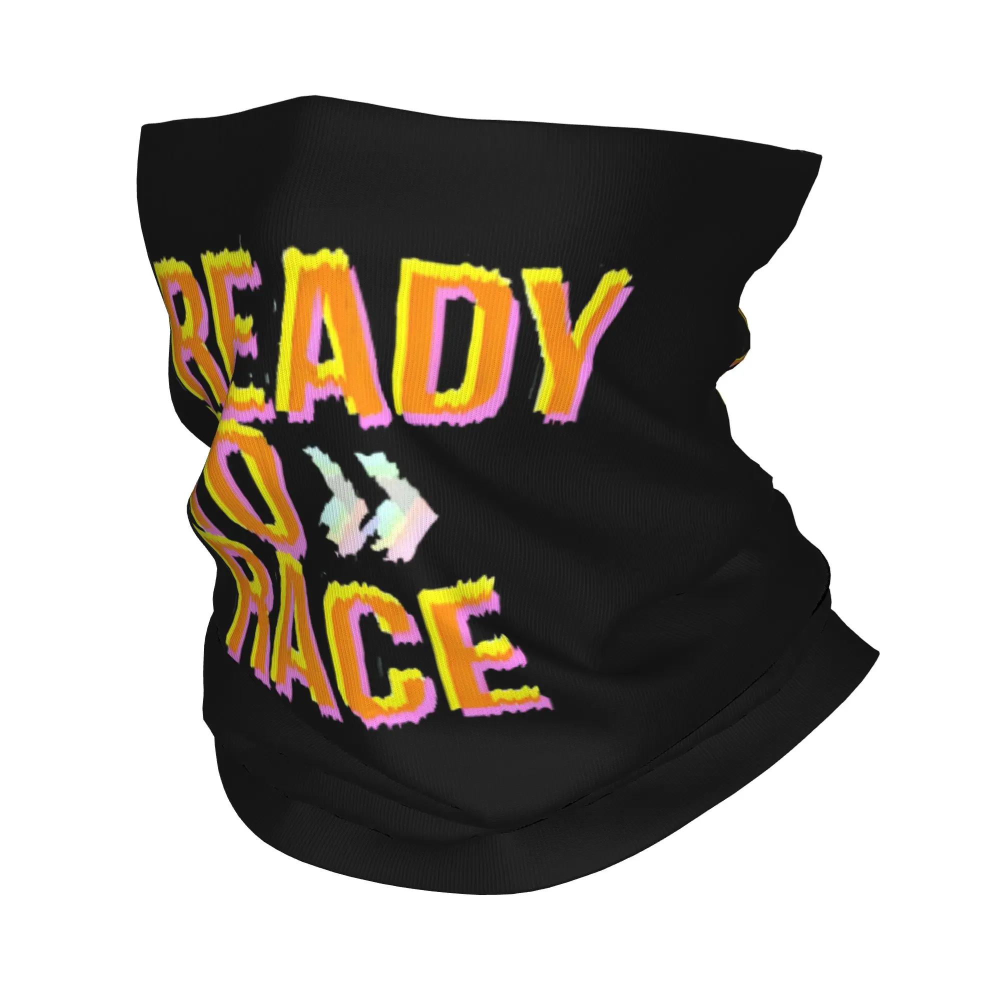 Benutzerdefinierte Ready To Race Logo Halstuch Männer Frauen winddicht Winter Motorrad Reiten Bandana Schal zum Radfahren