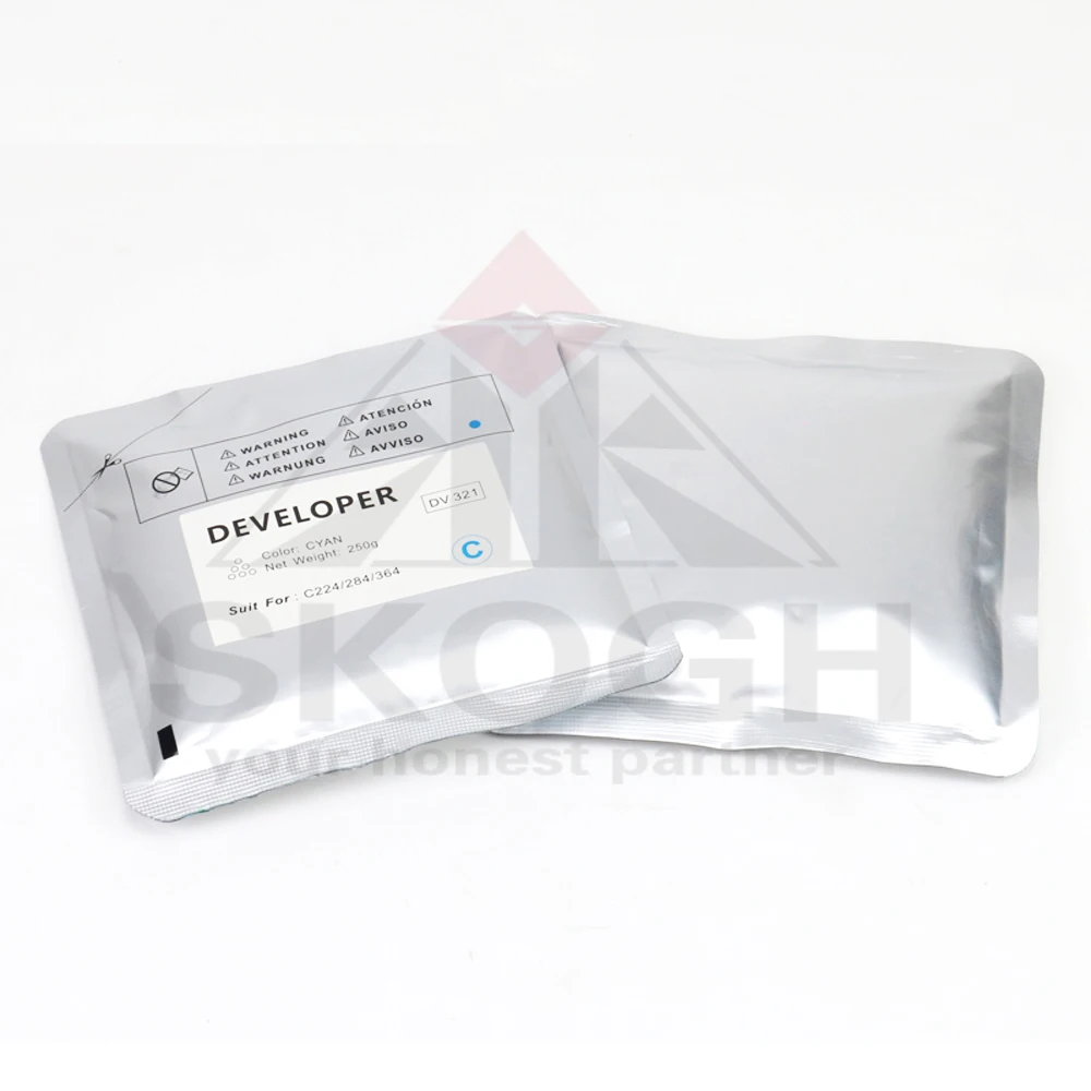 Poudre de développeur pour Konica Minolta ives hub C224 C284 C364 développeur DV321 DV-321 250 grammes