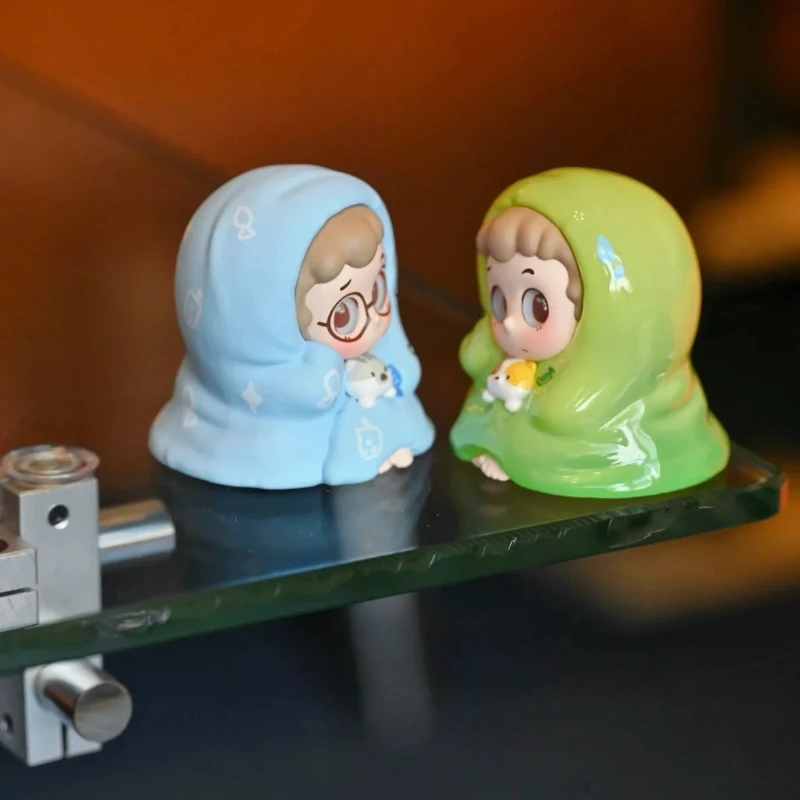 กล่องสุ่มฟิกเกอร์ไวนิลขนาดเล็ก ซีรีส์แฟนซีอัพ พินี่ สลีปโอเวอร์ รุ่น Q-Version ของเล่นน่ารักทันสมัย ตกแต่งโต๊ะทำงาน ของขวัญเซอร์ไพรส์ กล่องปริศนา