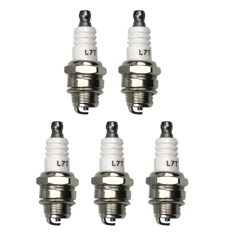 5Pcs for Spark Plug Fit for L7T BM6A BPMR7A RCJ6Y RCJ7Y WSR5F 33cc-49cc Trimmer Blower Replacements