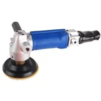 Handheld Pneumatic Wet Stone Polisher Rear Exhaust Air Grinder for Granite Marble Quartz Countertop 5in 0-5500RPM M14 5/8-11