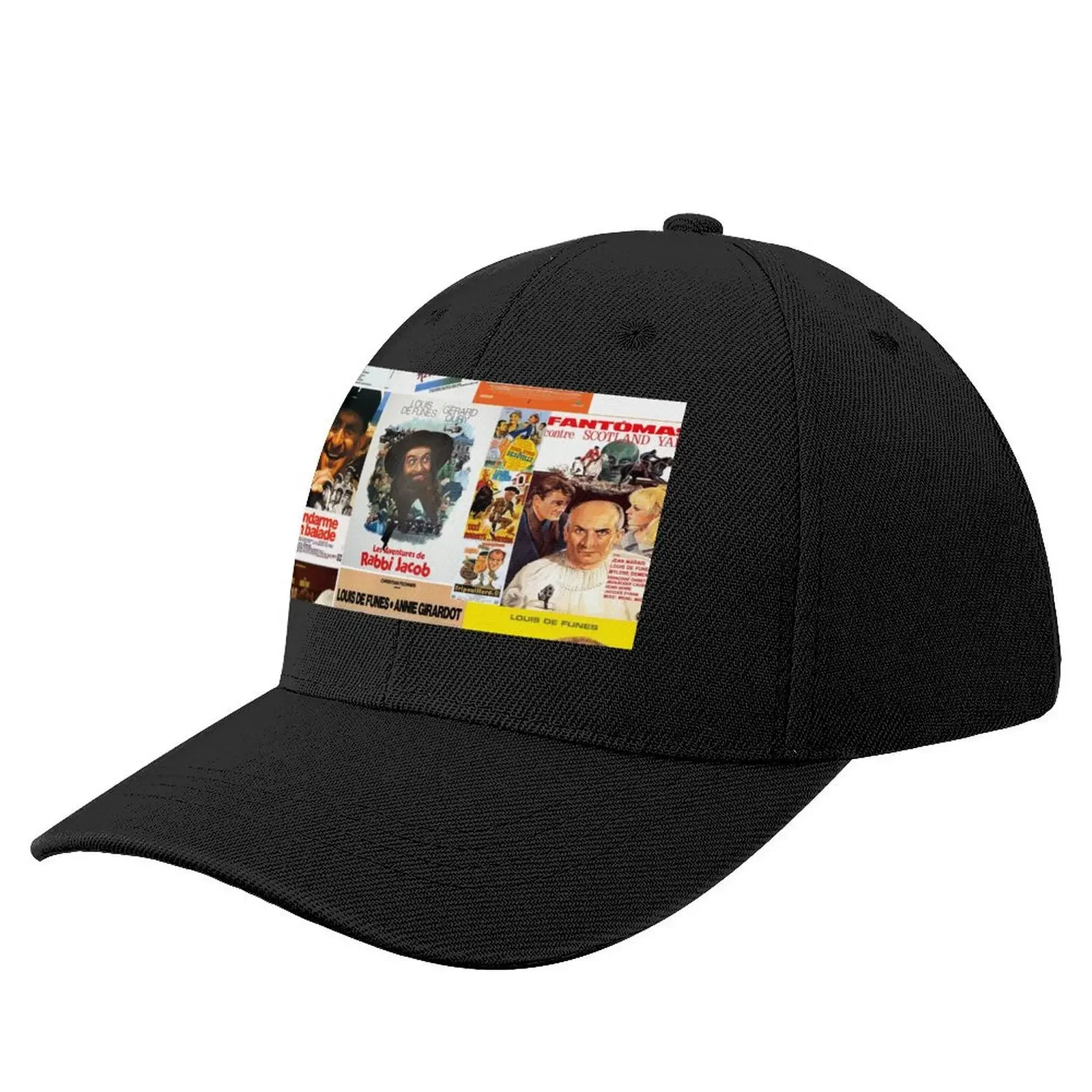 

Louis de Funes Movie Poster Compilation Poster v2 Baseball Cap Dropshipping fishing caps man Winter hat Luxury Woman Men's