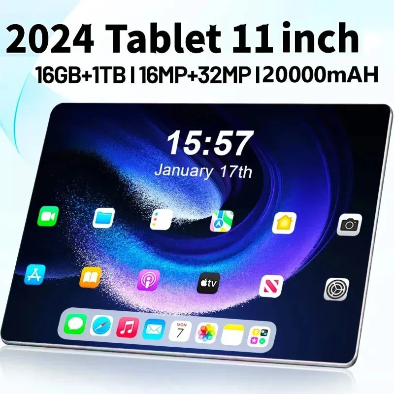 

2024 Global Original Tablet IPad Air Pro 16GB 1TB Tablet 10-Core Android 13 Tablet PC Dual SIM 5G Calling Wifi Tablette Android