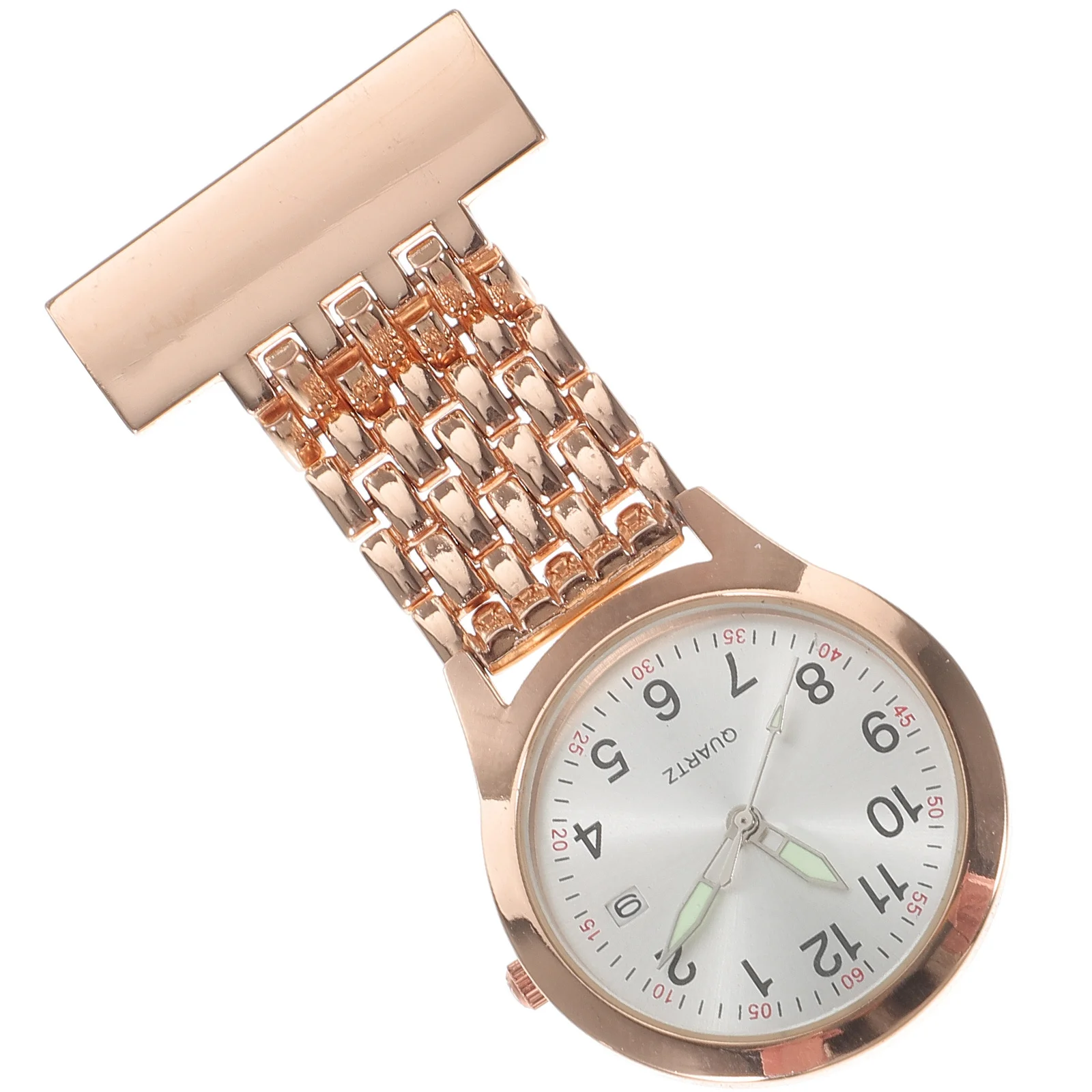 Digital Display Nurse Watch Electronic Alloy Pocket Timepiece for Medical Staff Portable Hanging Doctor Nursing Tool LED