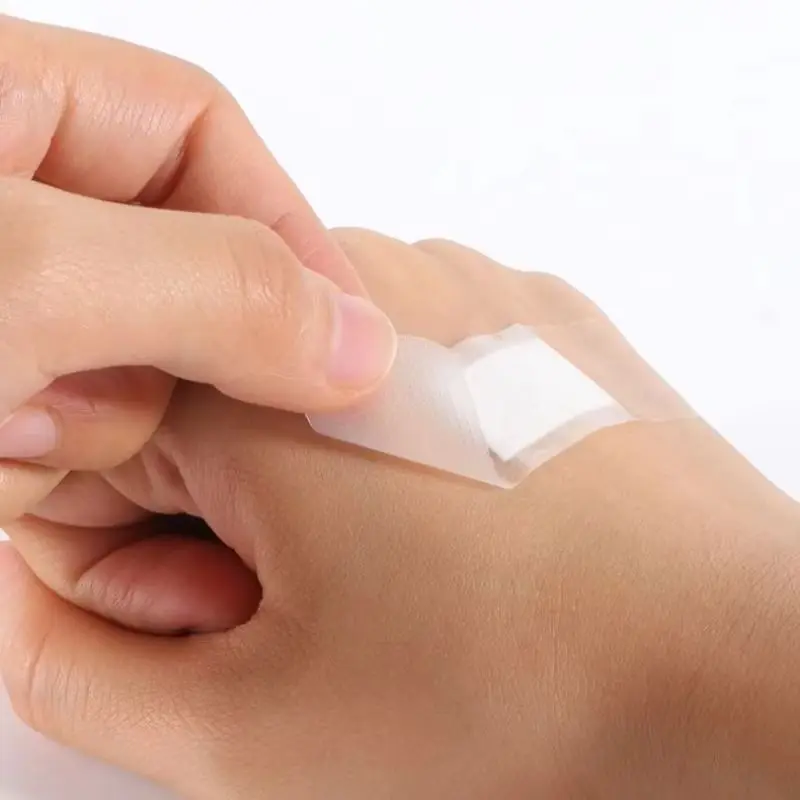 120 قطعة/المجموعة 160 قطعة/المجموعة مقاوم للماء الفرقة المعونة بولي شفافة شرائط الإسعافات الأولية للاستحمام السباحة الجلد التصحيح تضميد الجروح الجص