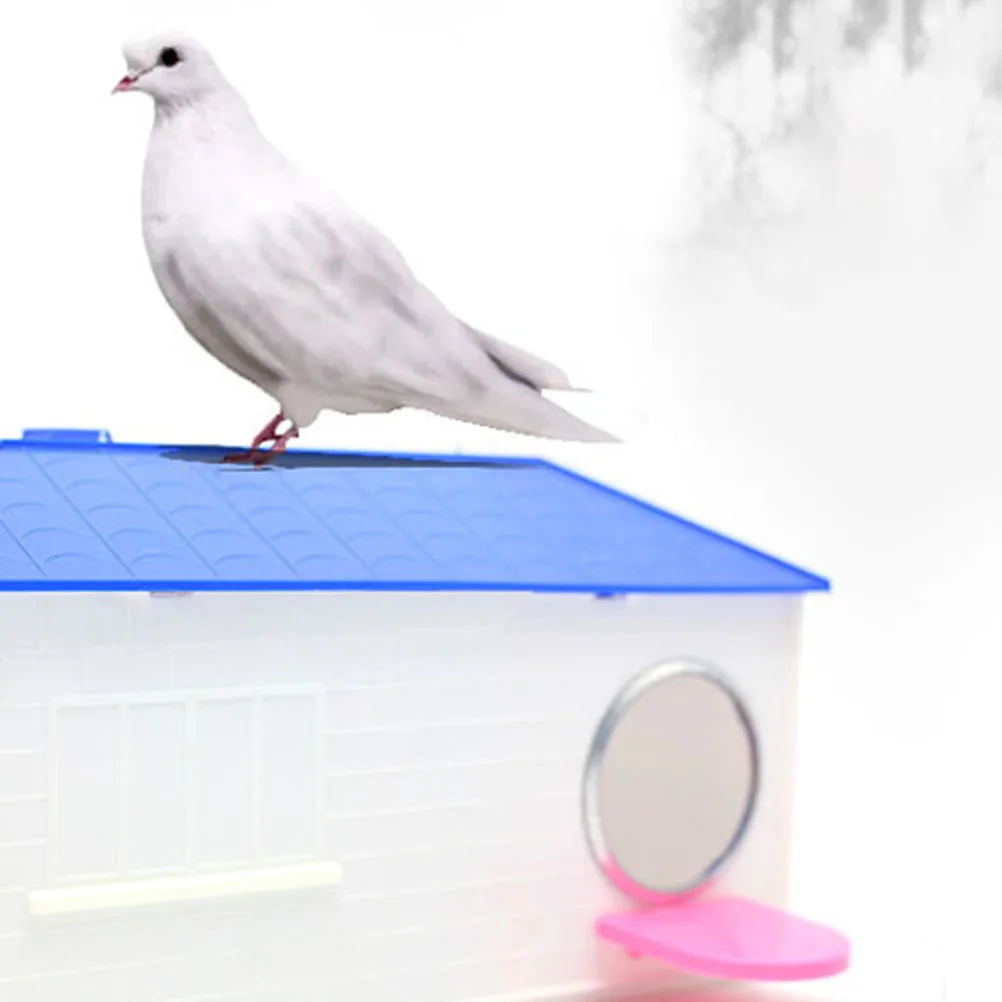 

Parrot Nest Bird House For Pet Birds Durable Pp Material Easy Clean Colorful Small Space-Saving Nesting Box For Parrots Birds